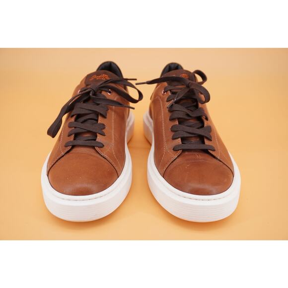 Good Man Brown Legend London Low Top Sneakers Size 9 New $275 White Sole Lace - Picture 7 of 12